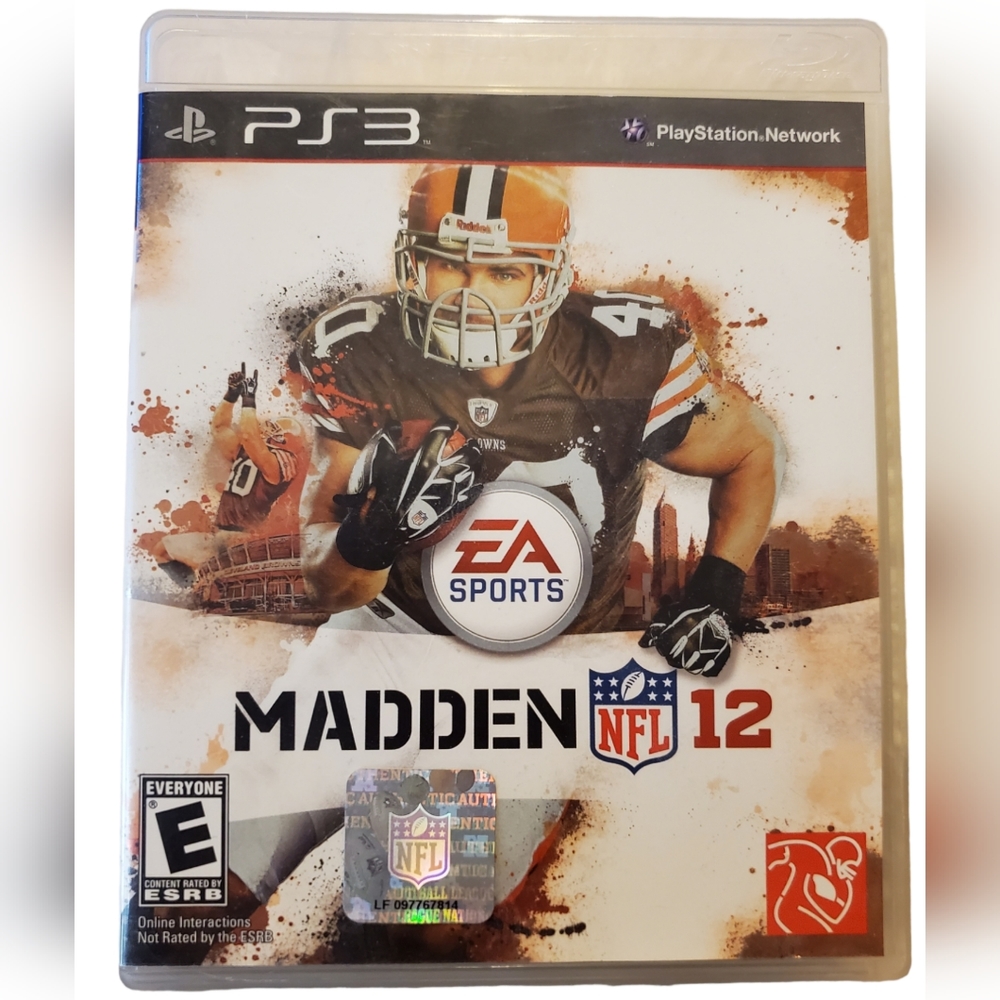 PS3 Madden 12 NFL-  Sports Playstation 3 Video Game